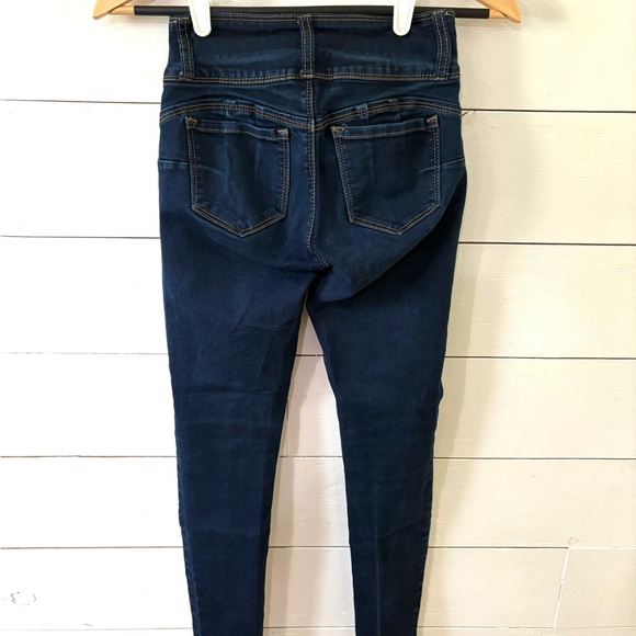 Wax Jean High Rise Blue Denim Jeans - Picture 4 of 5